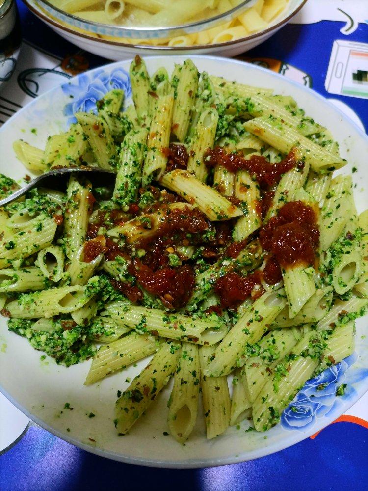 【蔬食记】青酱意面