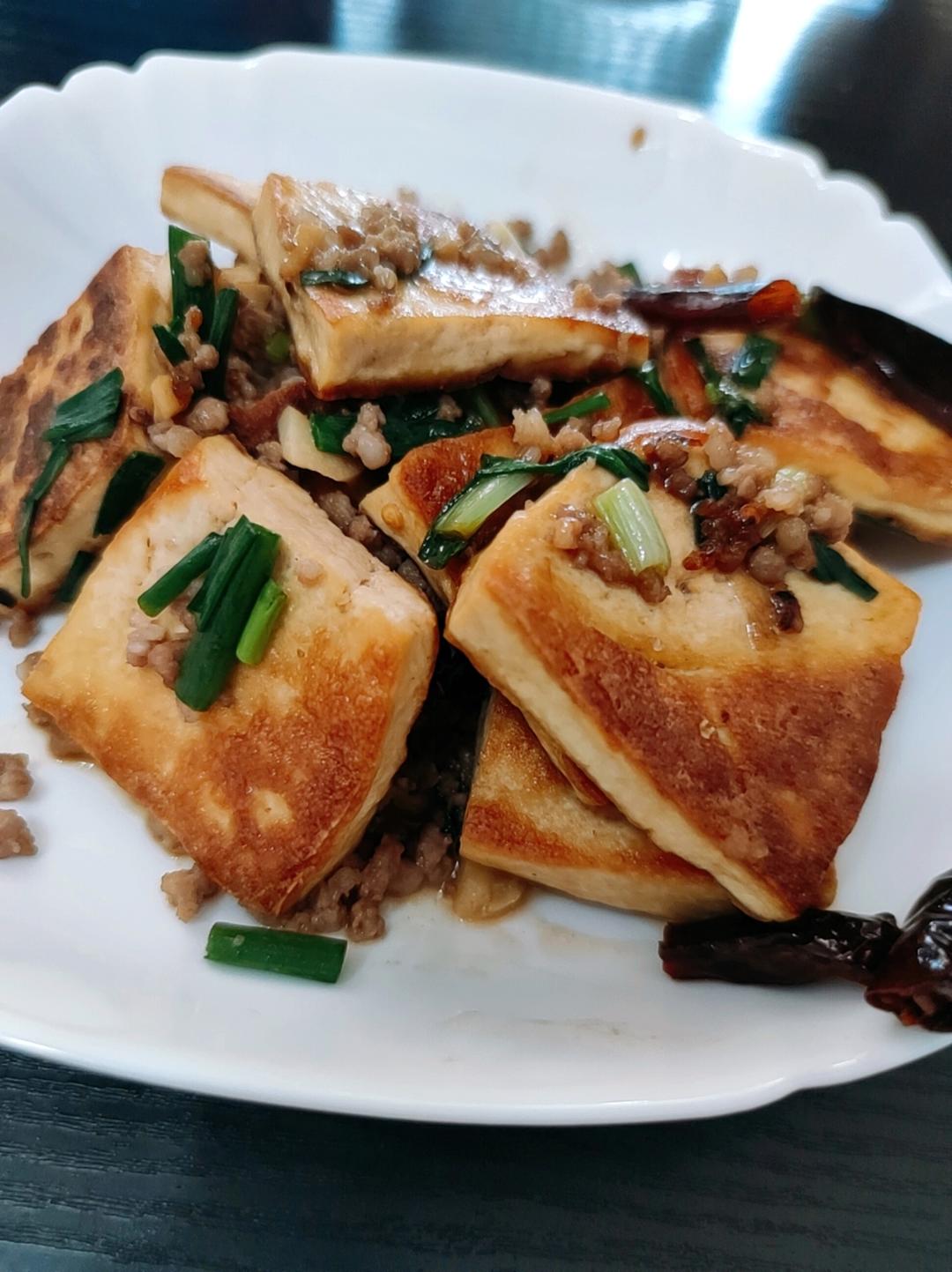 肉沫香煎豆腐