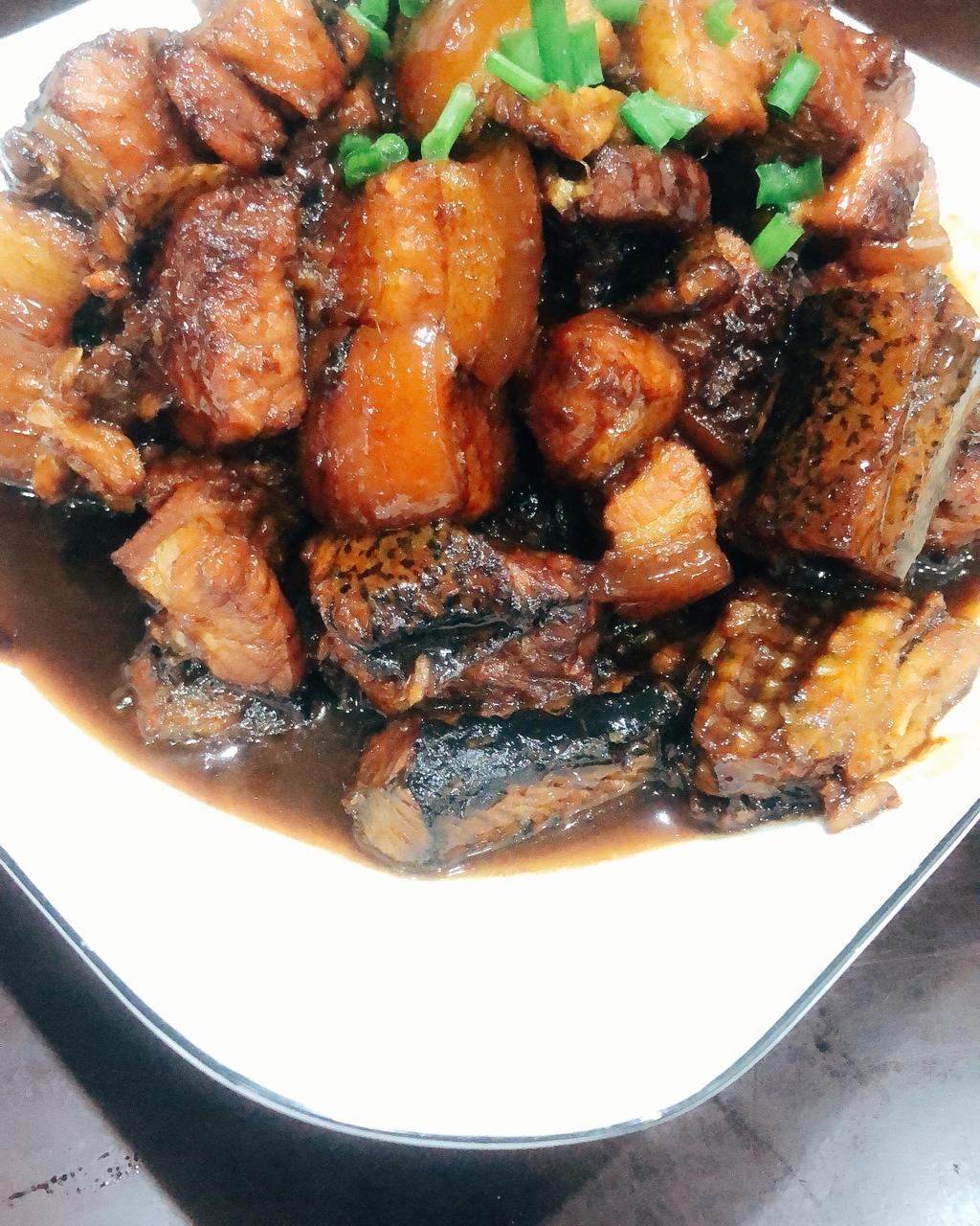 鳝筒鲍鱼红烧肉