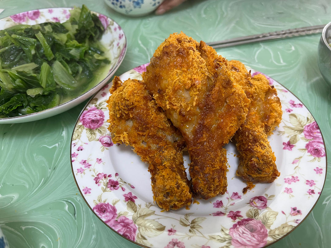 直击KFC脆皮鸡腿