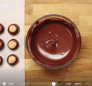 免烤巧克力花生酱球的做法 步骤9