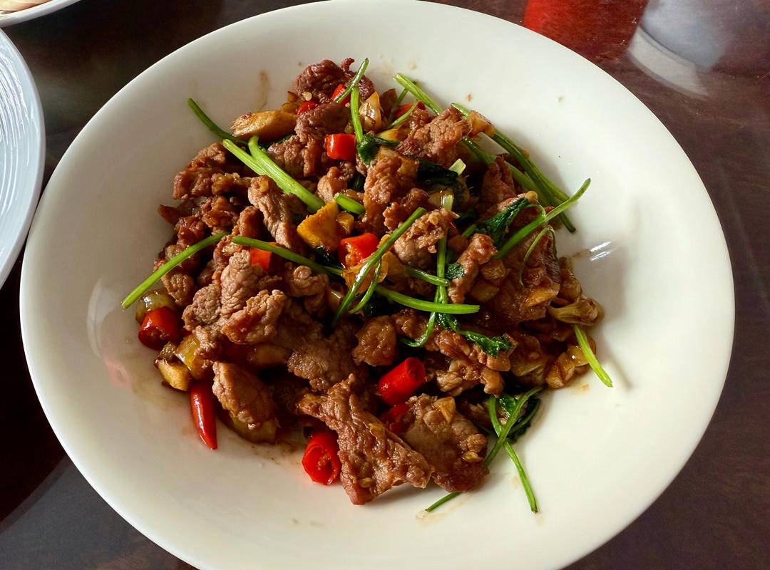 小炒黄牛肉