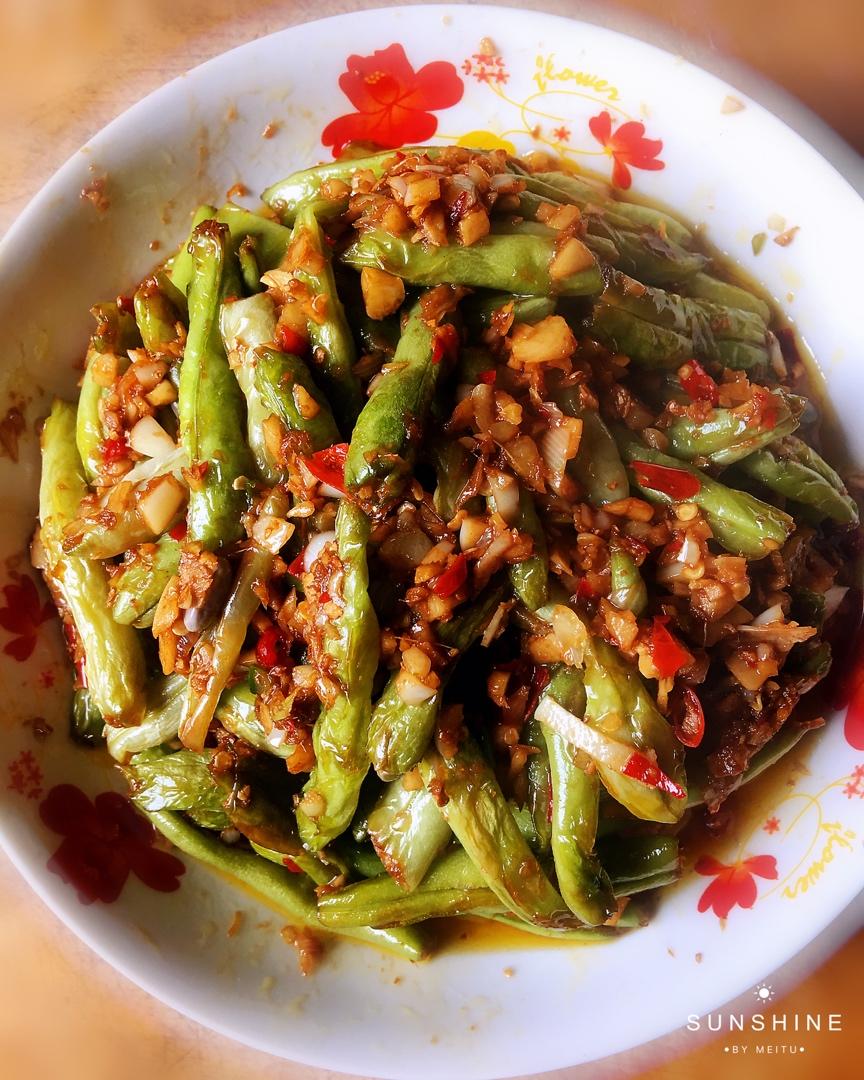 蝶舞孤独彡dlkq做的素干煸豆角