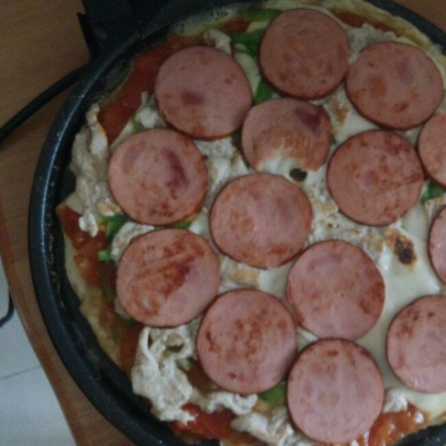 电饼铛做pizza披萨