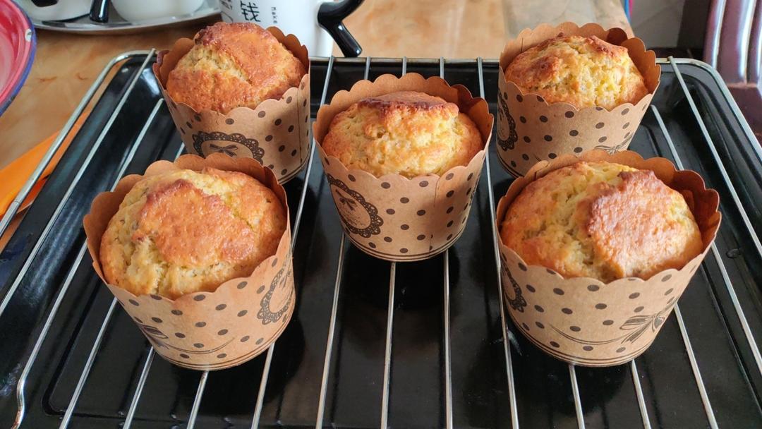 少女心的香蕉蔓越莓玛芬