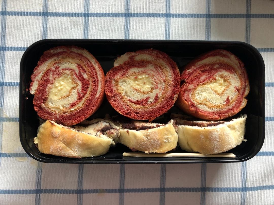 材料最简单的【低卡蛋糕卷】卡仕达戚风卷