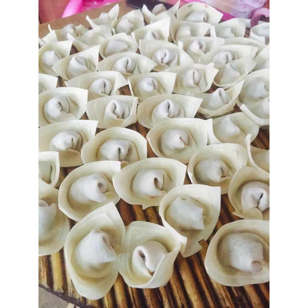 元宝馄饨的包法