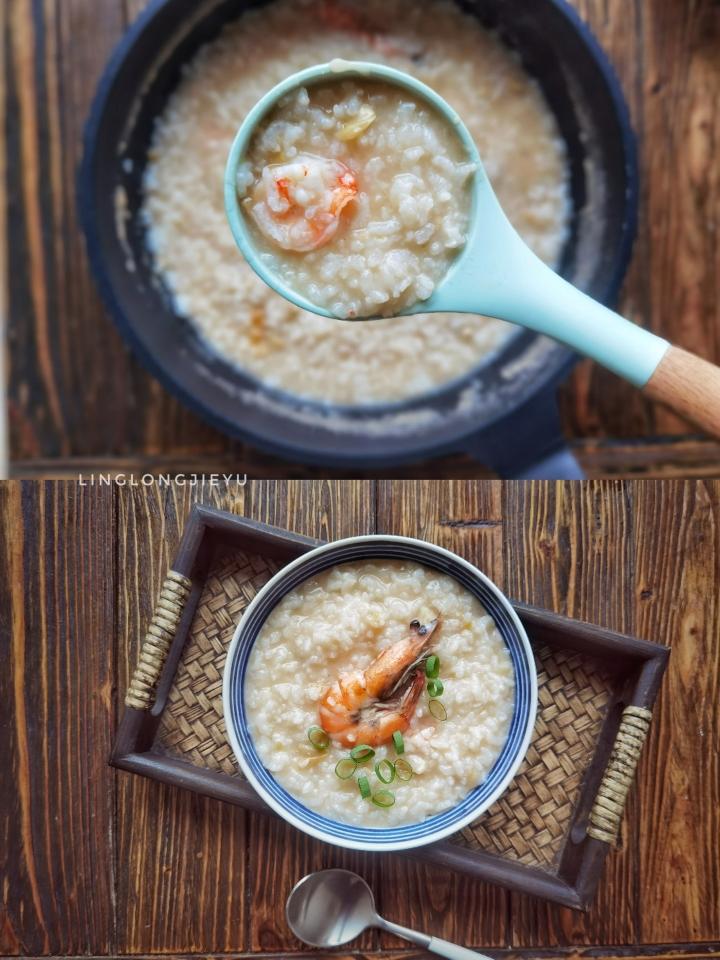 鲜虾粥【马克西姆不粘锅】的做法