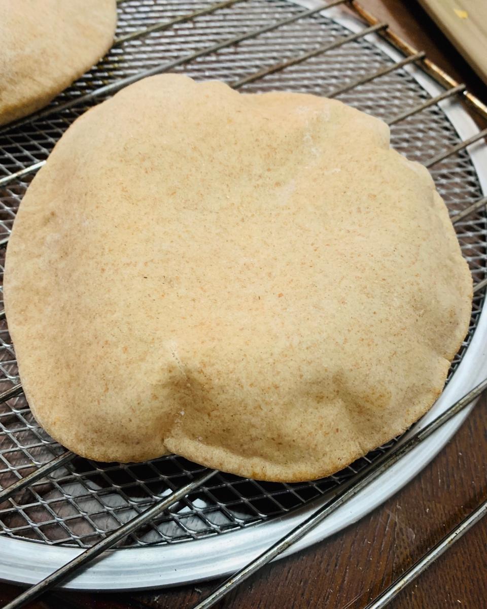 超快手的三明治伴侣| 冷藏法鲁邦种全麦口袋面包（Pita Bread）|消耗鲁邦种