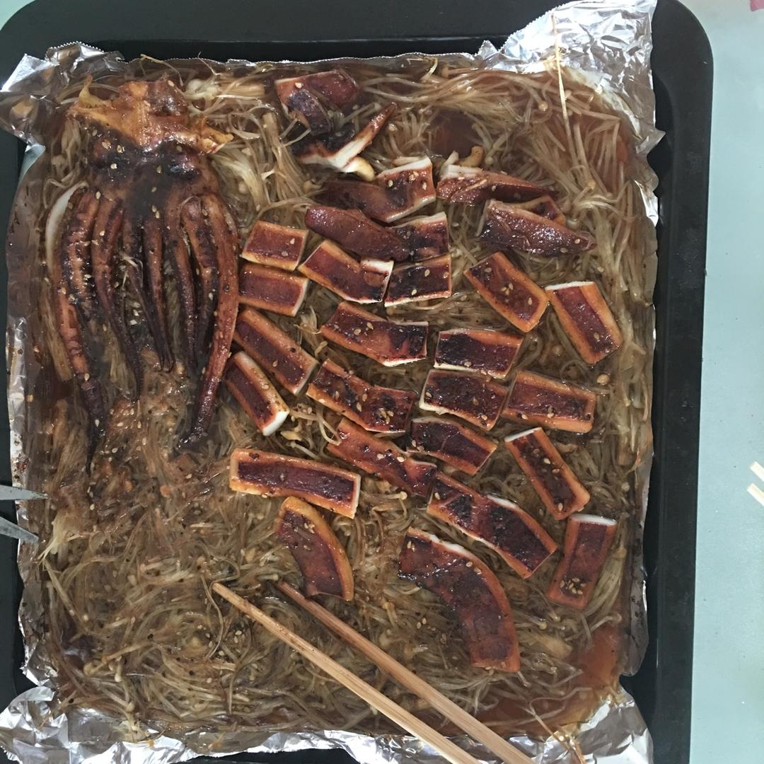 烤鱿鱼（烤箱版）秒杀铁板烧