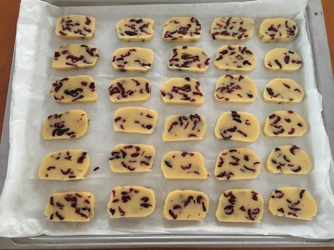 低糖少油版蔓越莓饼干