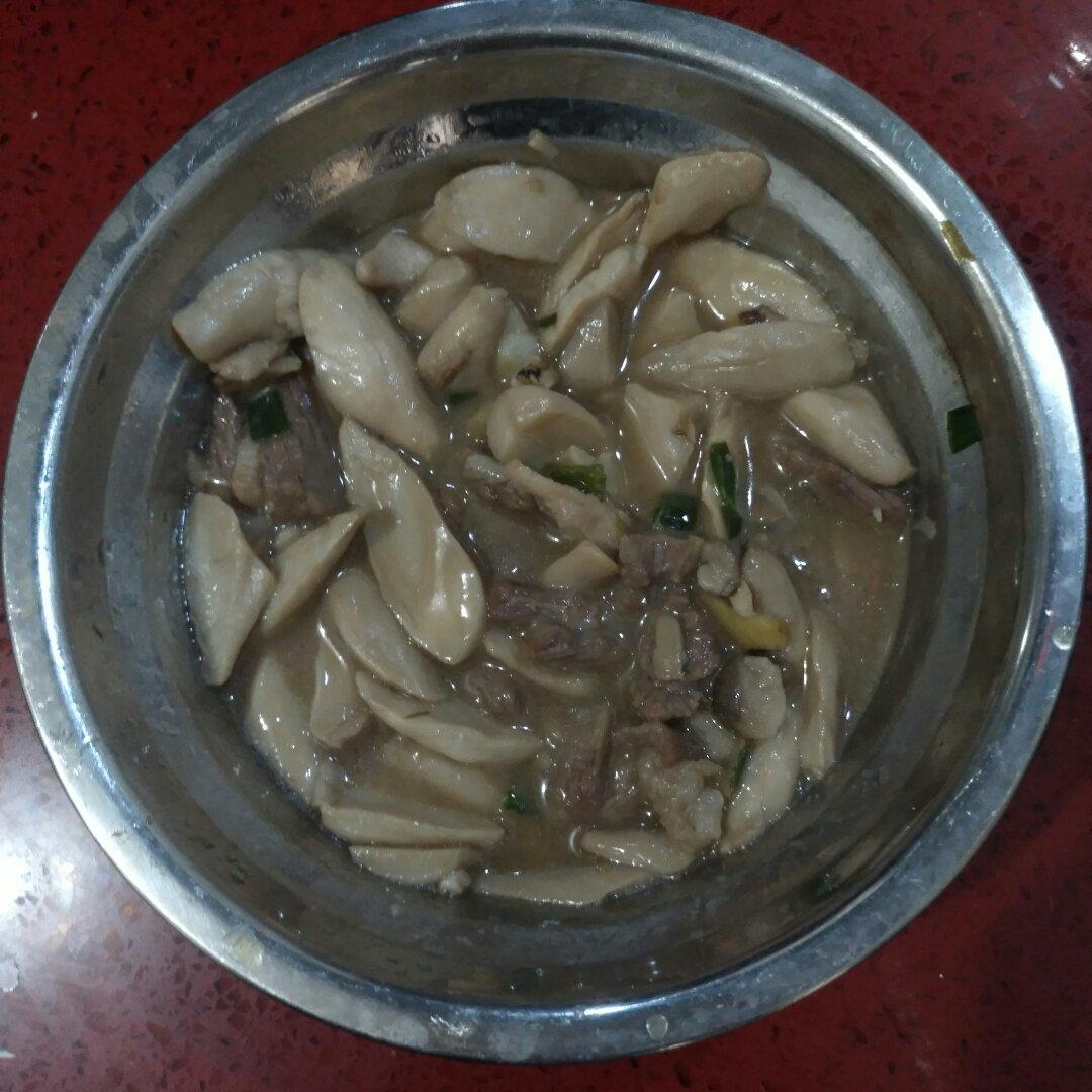 杏鲍菇炒肉片