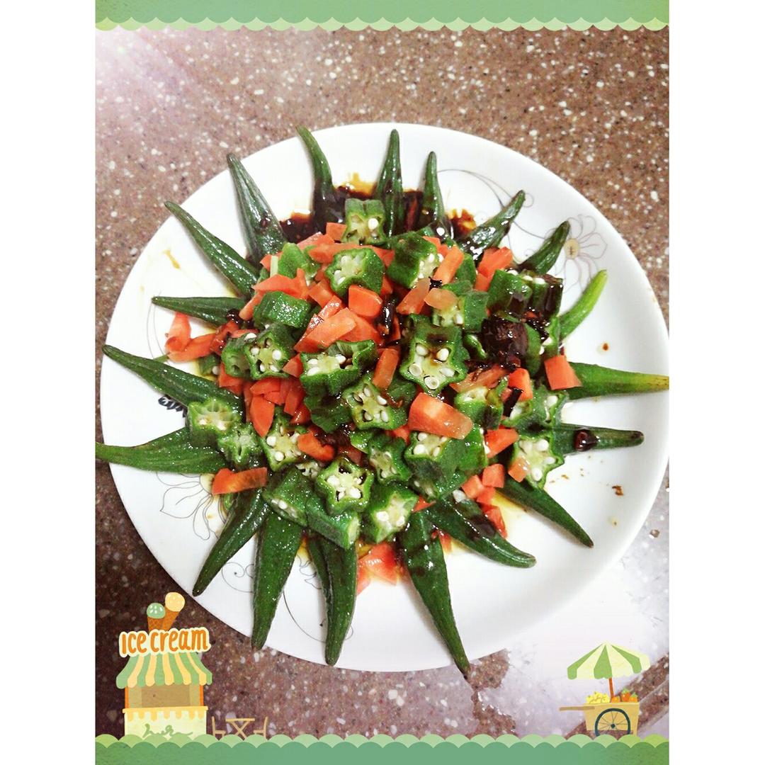 【白灼秋葵】清爽简单