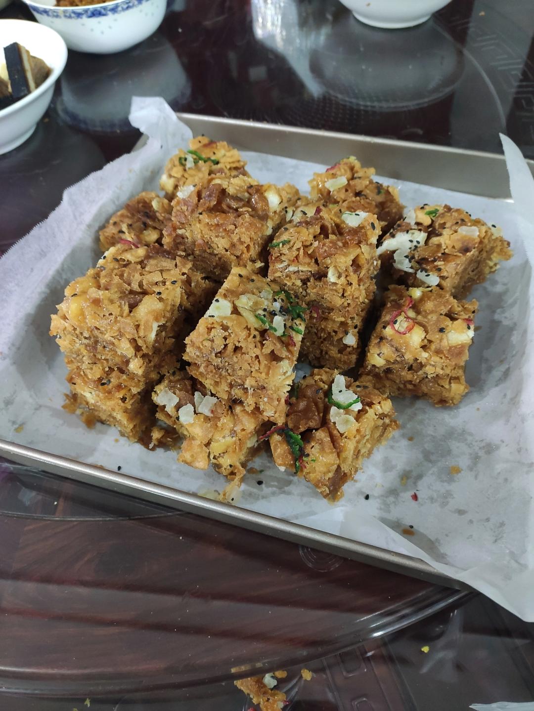 零失败沙琪玛【饺子皮版】