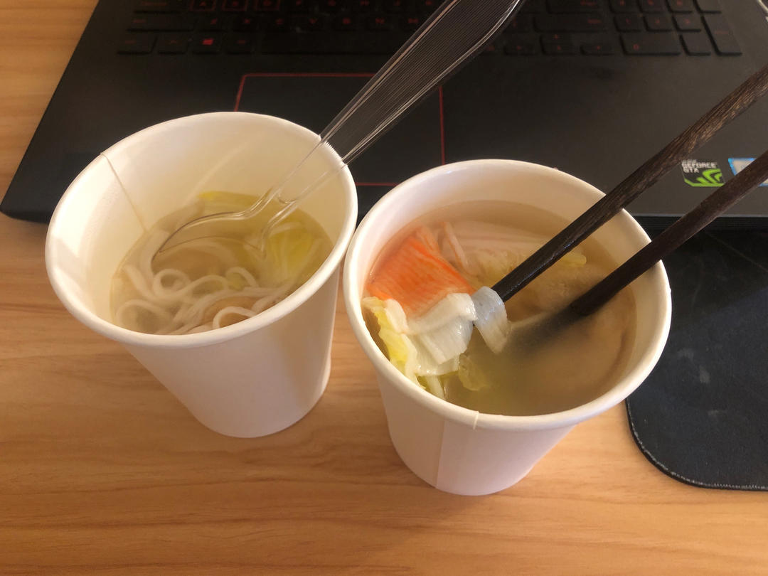 白菜粉丝面筋汤