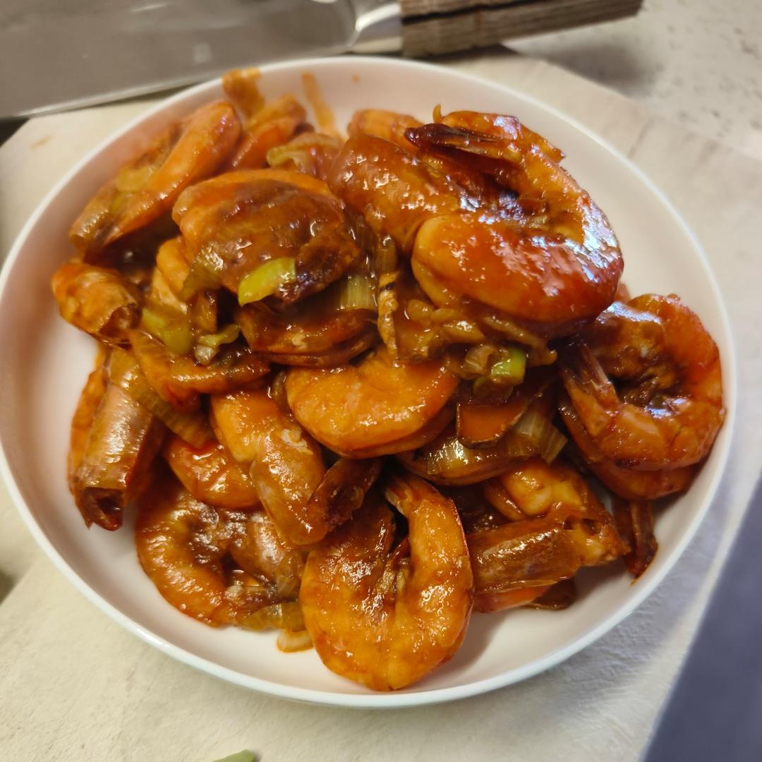 家庭版油焖大虾