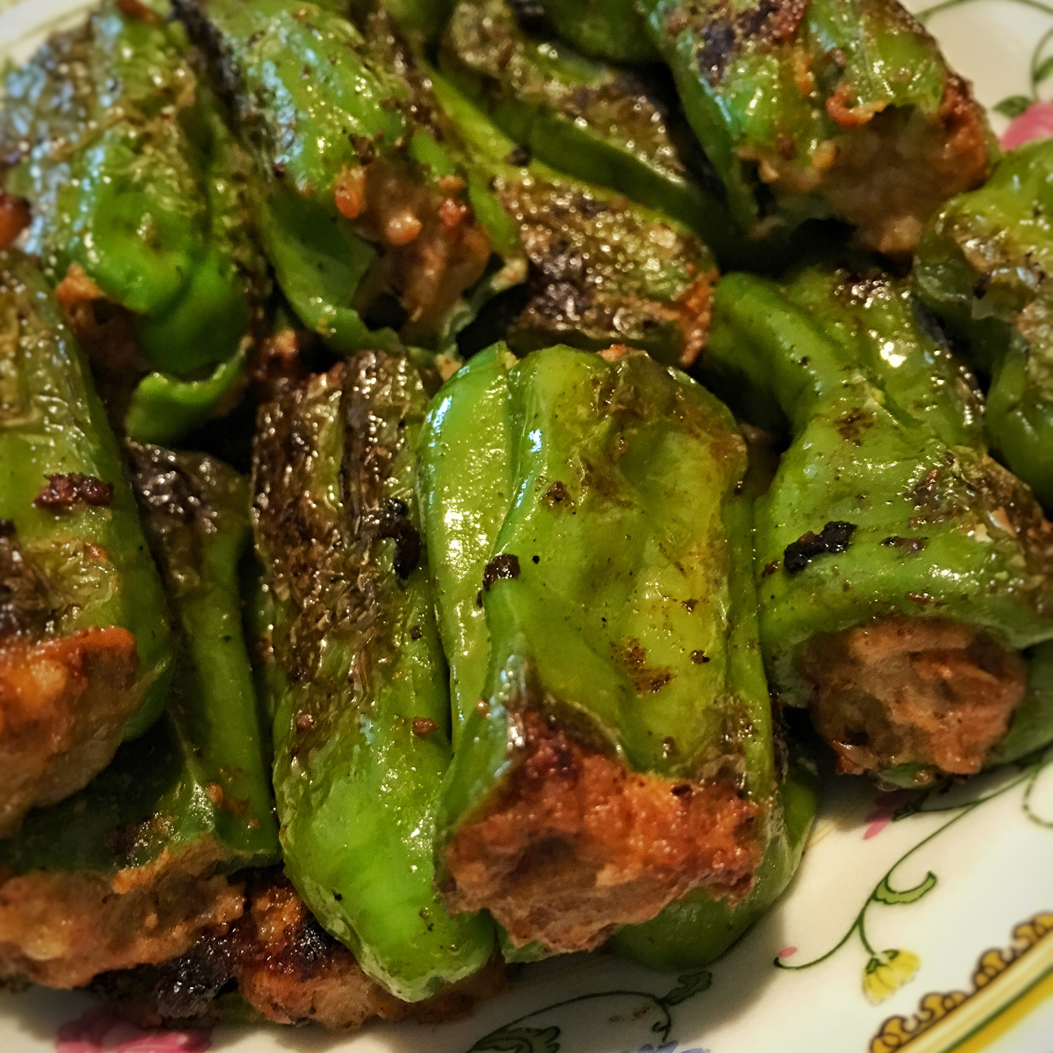 下饭菜肴--青椒酿肉