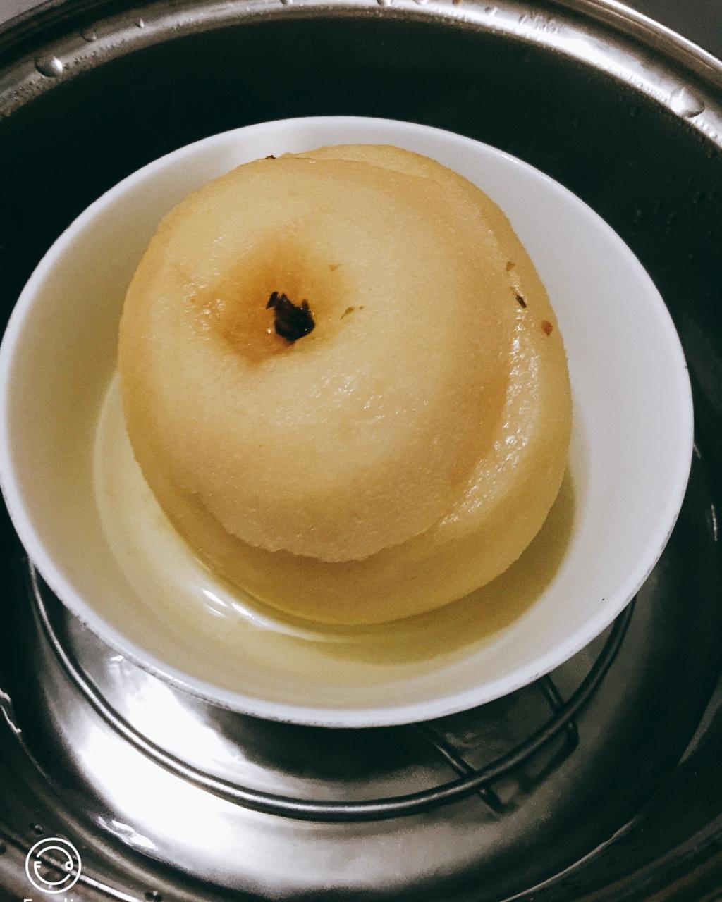 川贝冰糖蒸雪梨