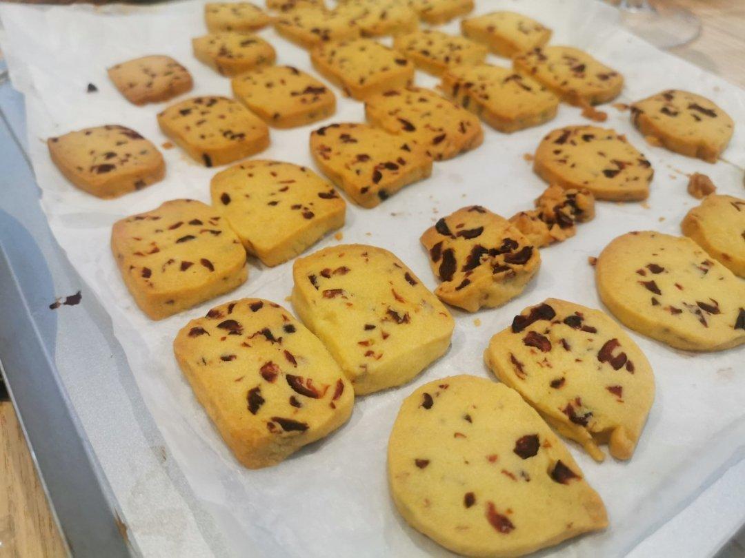 低糖少油版蔓越莓饼干