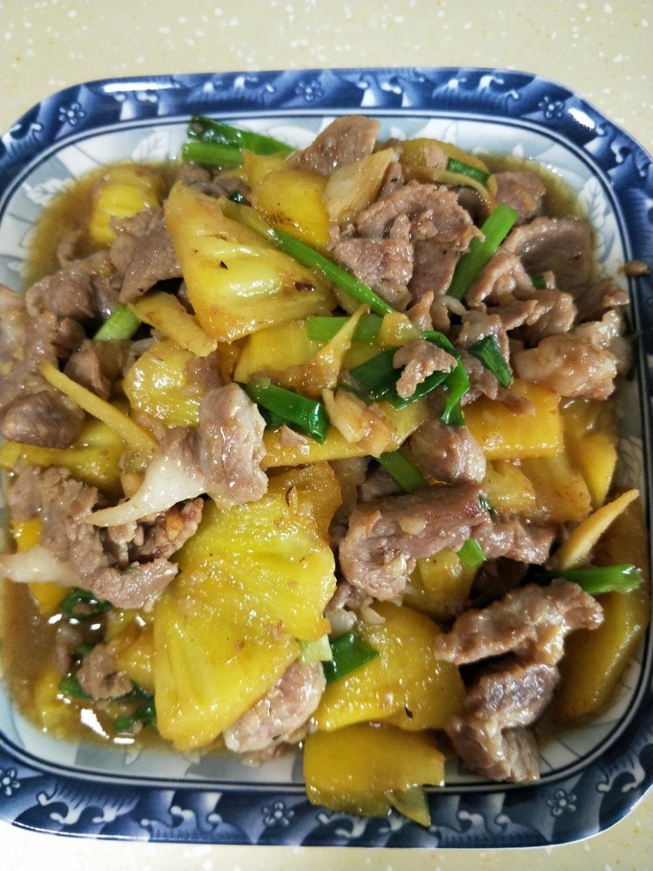 菠萝炒鸡胸肉