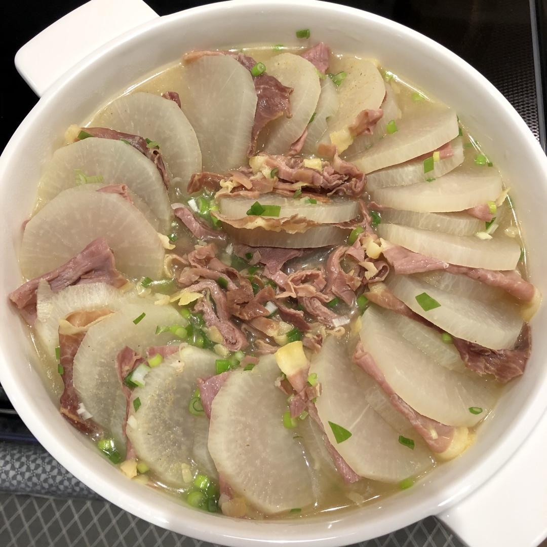 荣师傅做的火腿白萝卜