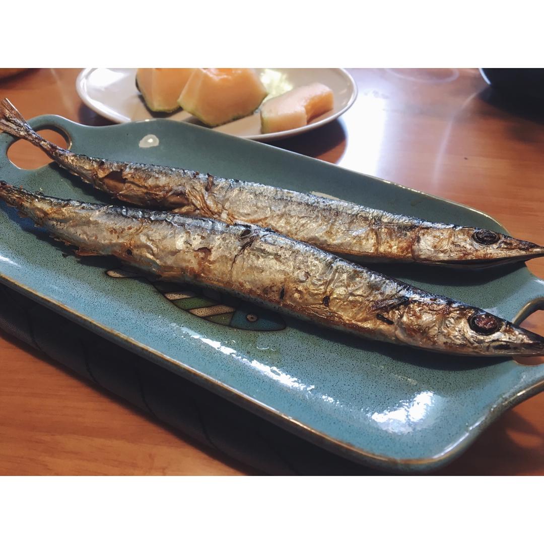 日本人教你做正宗料理之烤秋刀鱼