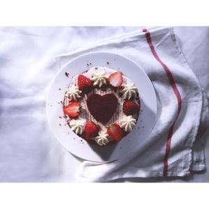 💕【情人节】爱心红丝绒蛋糕+奶油奶酪霜的做法 步骤8