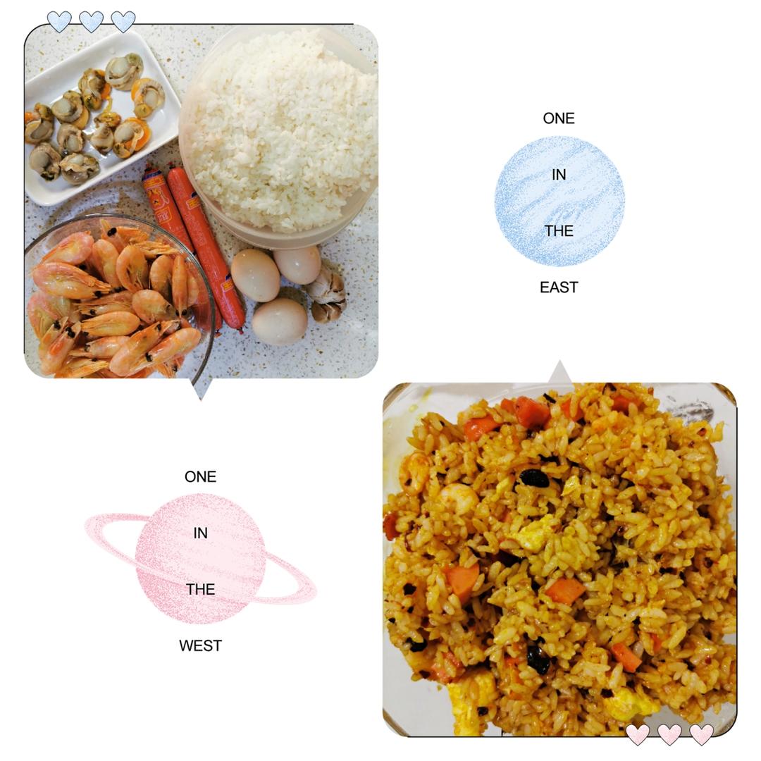 老干妈海鲜炒饭⊙▽⊙