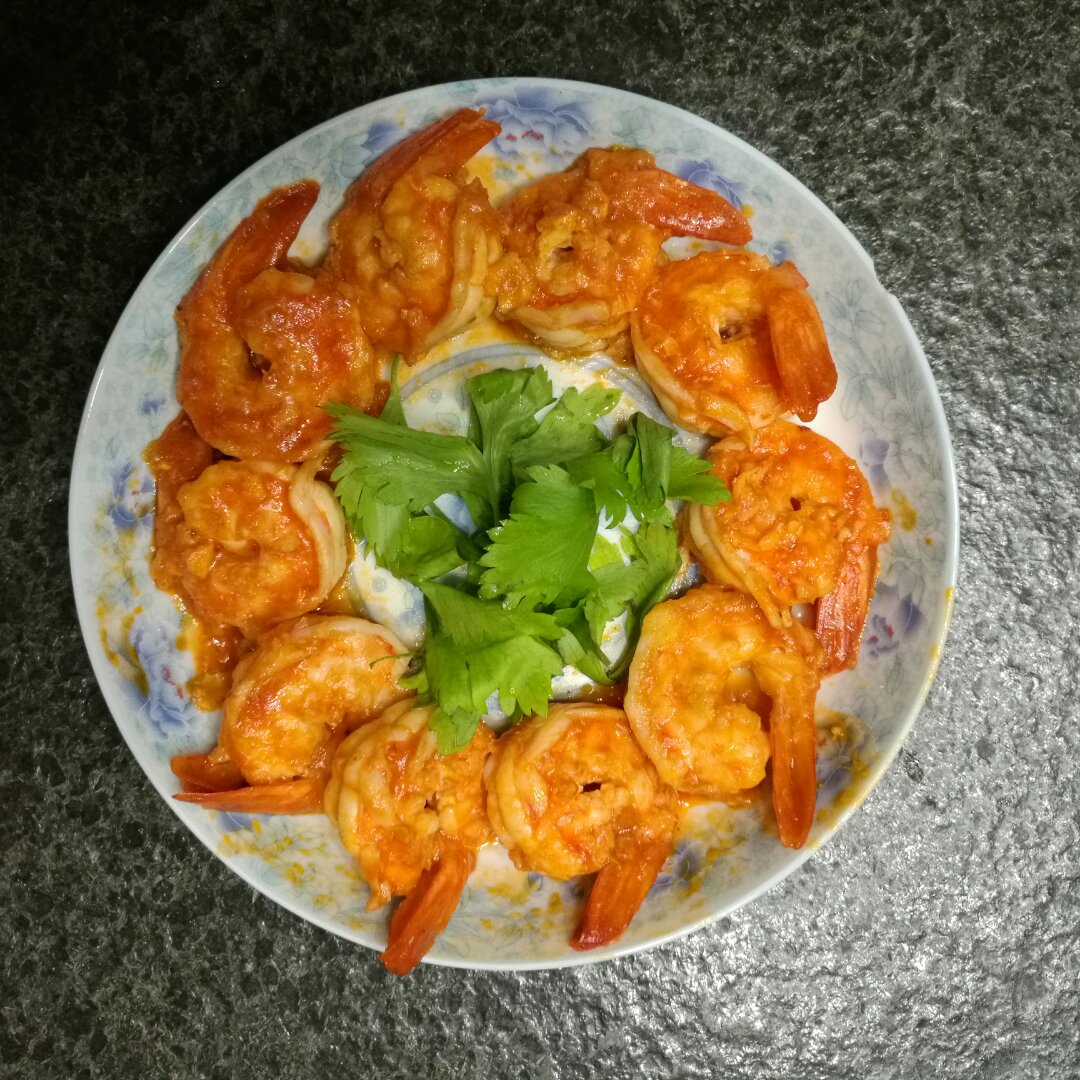 茄汁黄金虾