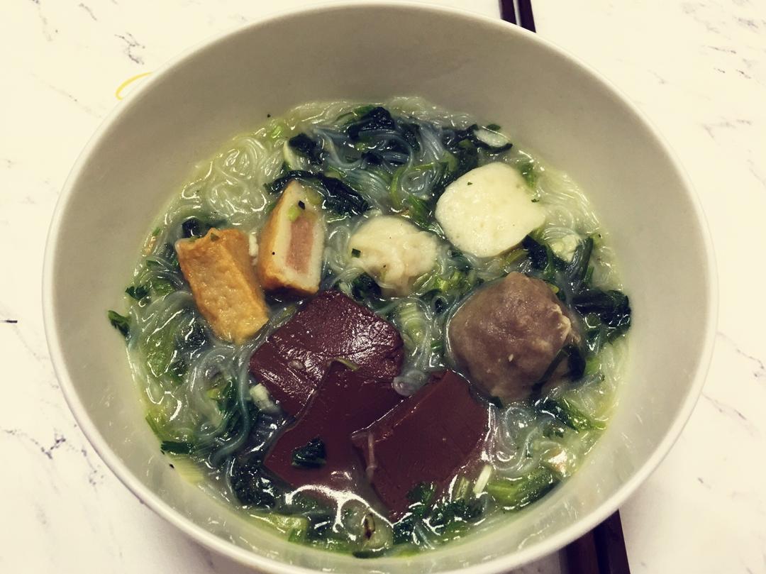 鸭血粉丝汤（简易版）
