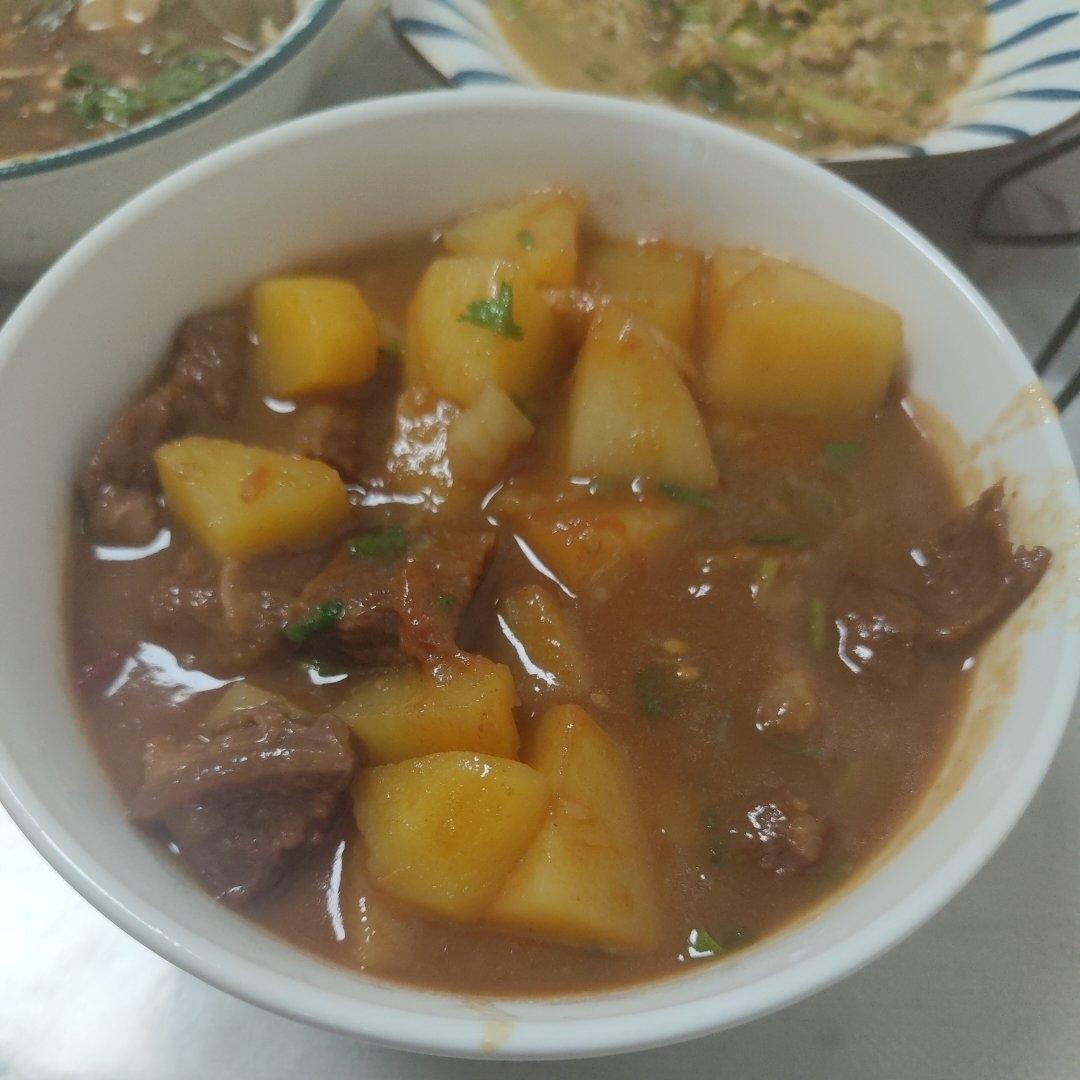 番茄土豆炖牛腩（高压锅版）
