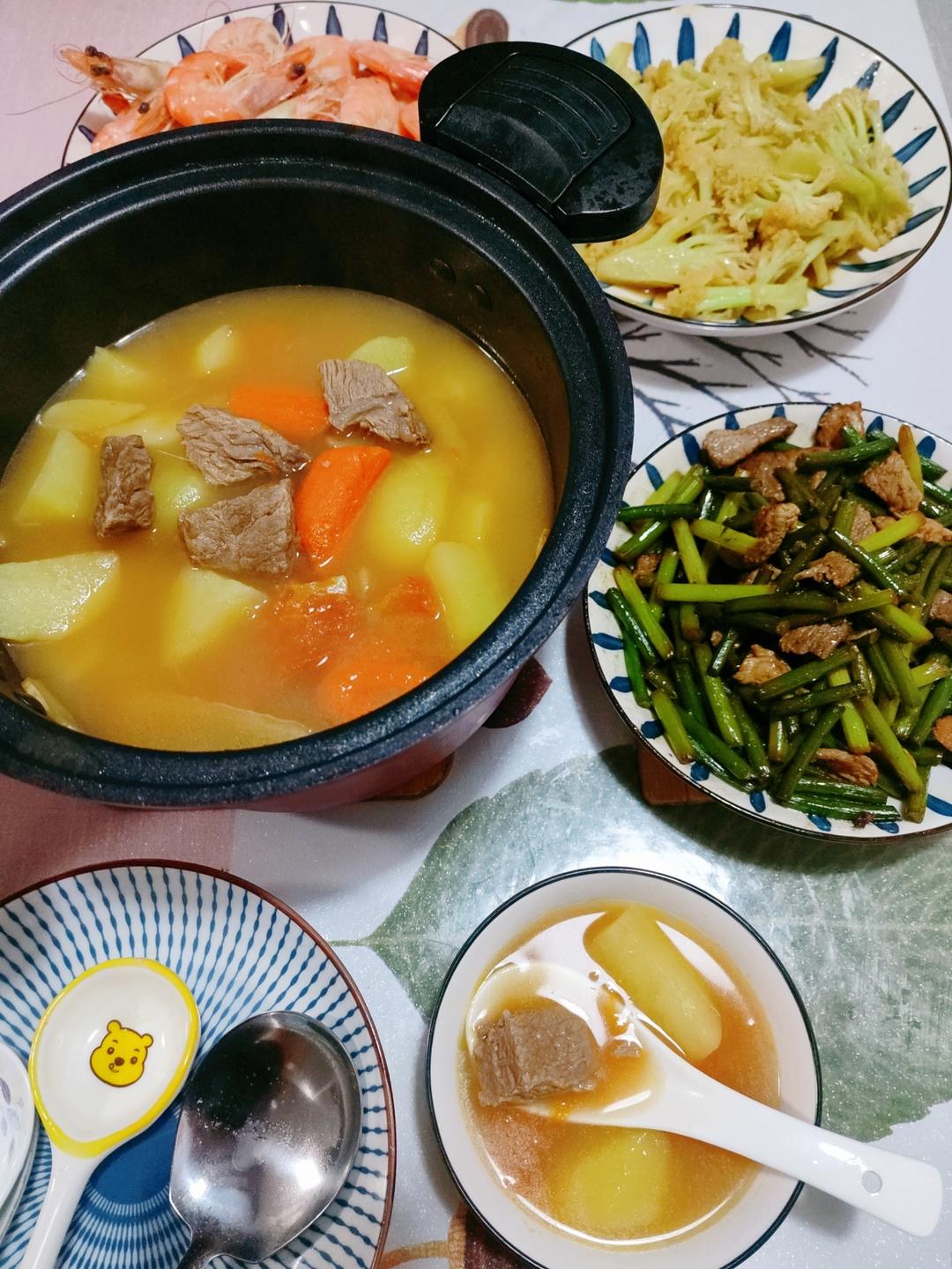 无水番茄炖牛腩