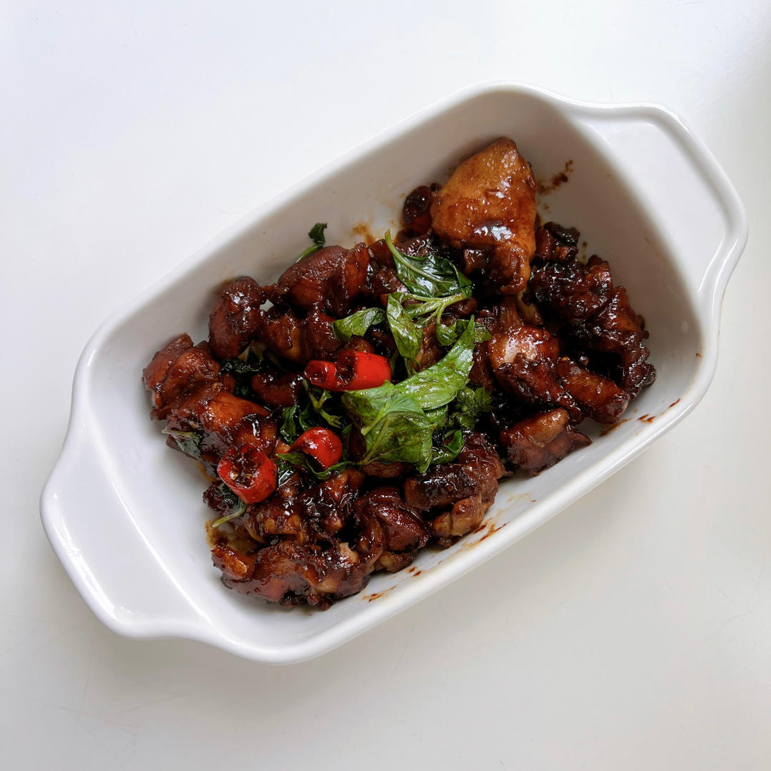 台式三杯鸡（小美版）