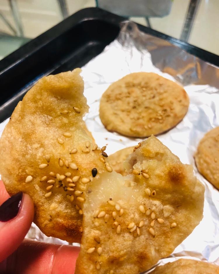 苹果芝麻饼