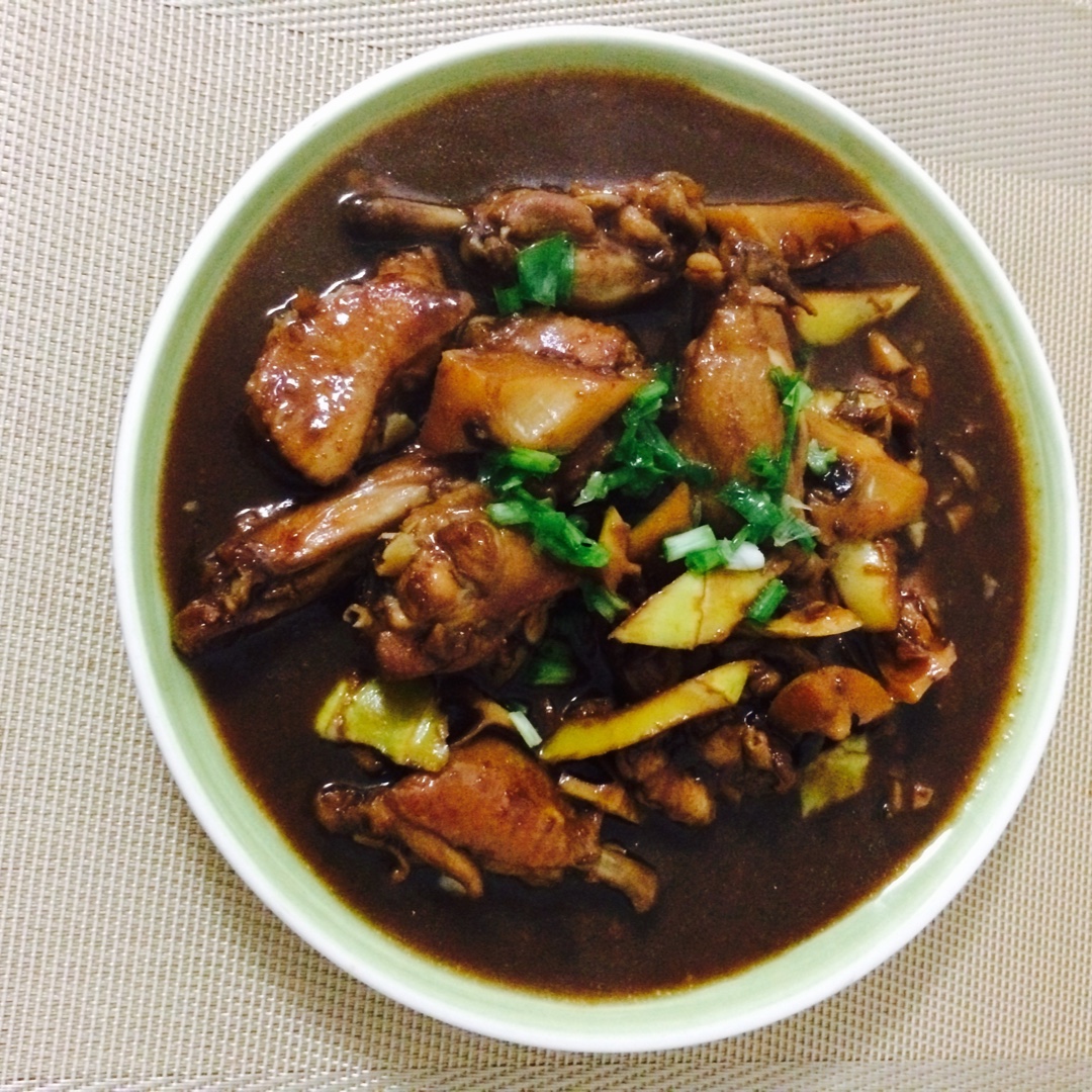 豆瓣酱春笋烧鸡翅