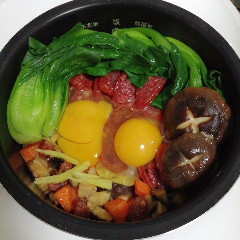 广式腊味煲仔饭（腊肠电饭锅版）