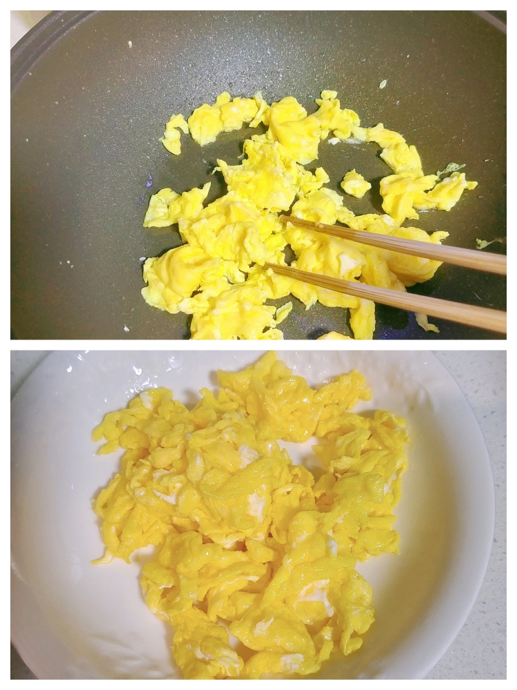 莴苣炒鸡蛋❗️好吃又下饭的做法 步骤2