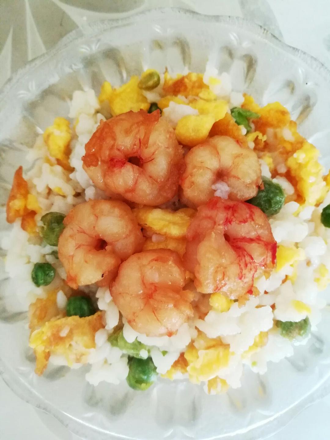 虾仁炒饭