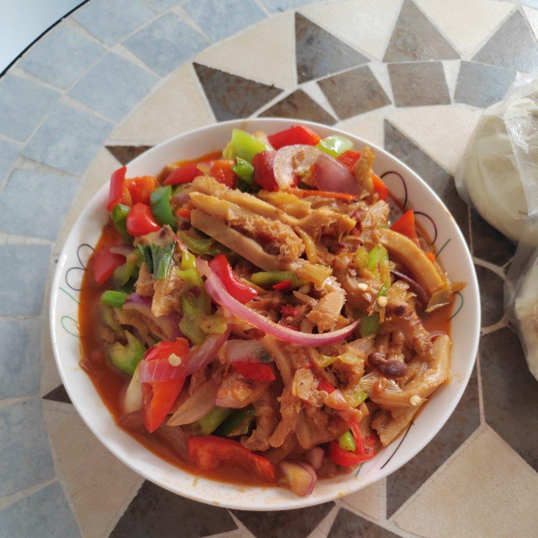 超级简单又Q弹的【爆炒牛肚】