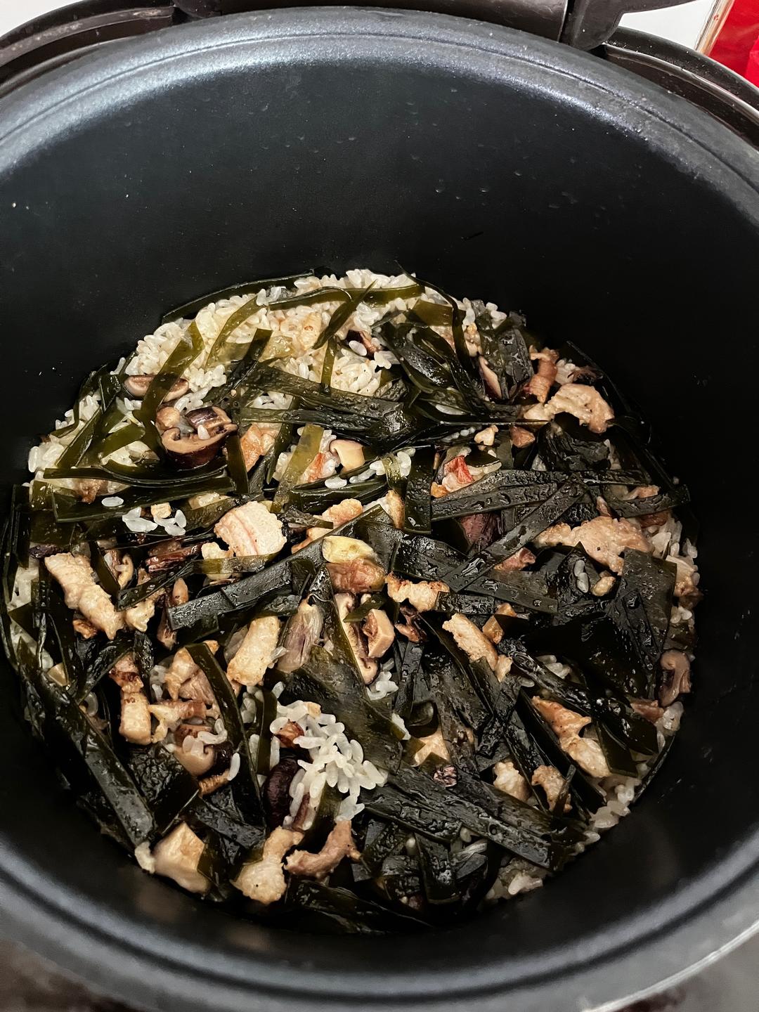 超简单的海带闷饭