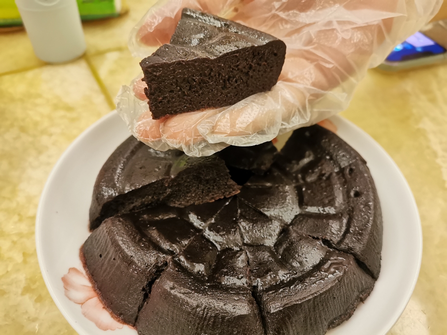 超快手黑米糕（健康美味）的做法