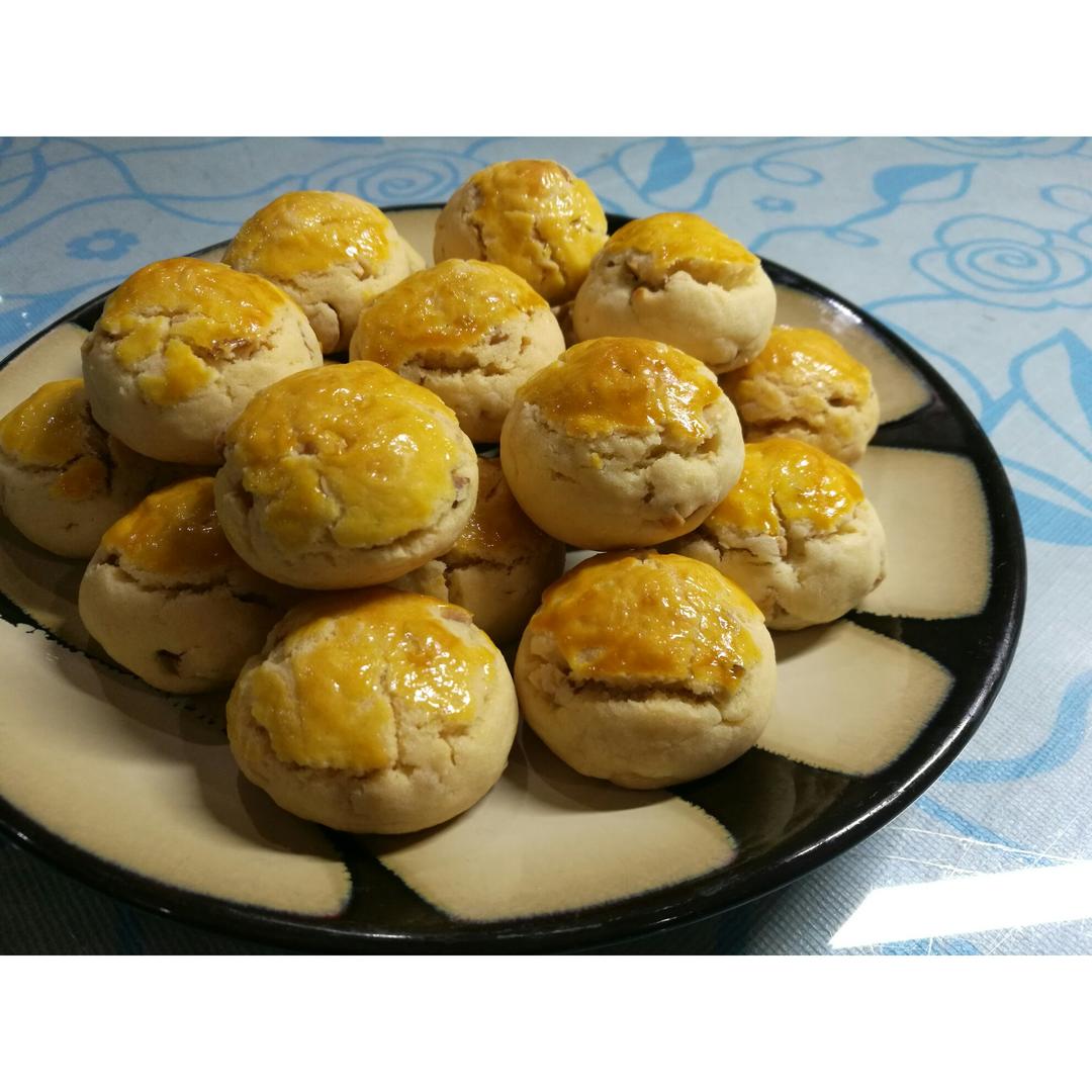 超级好吃的花生酥饼（橄榄油版）