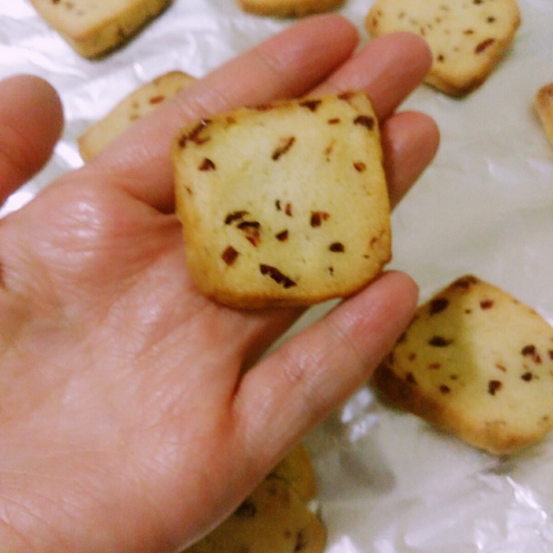 低糖少油版蔓越莓饼干