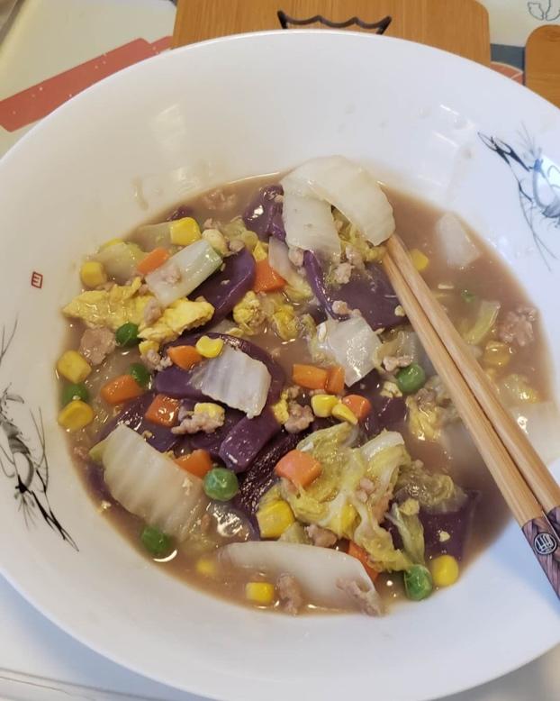 温州做法炒年糕（带汤）