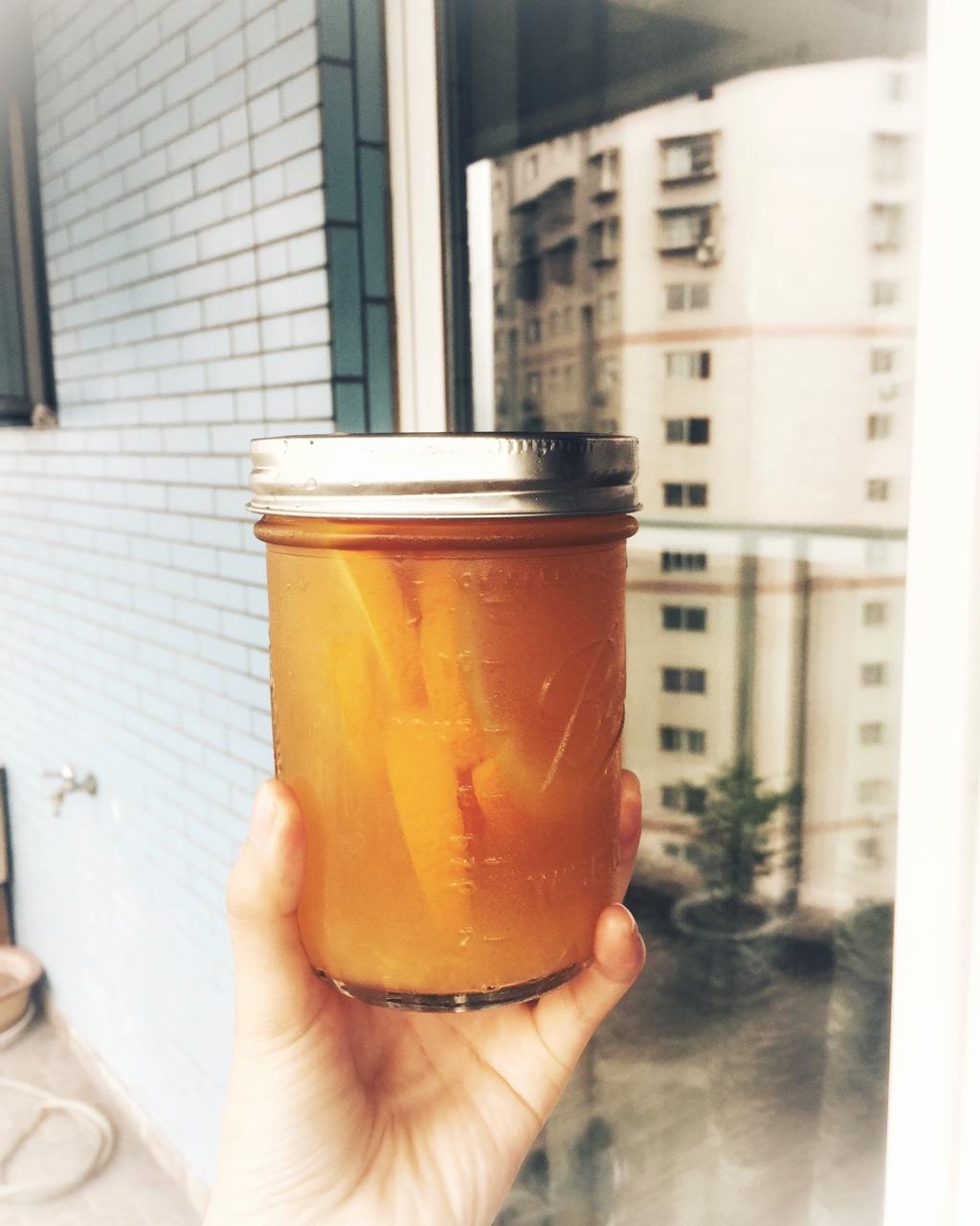 橙子茉莉冰茶（模仿霸气橙子）