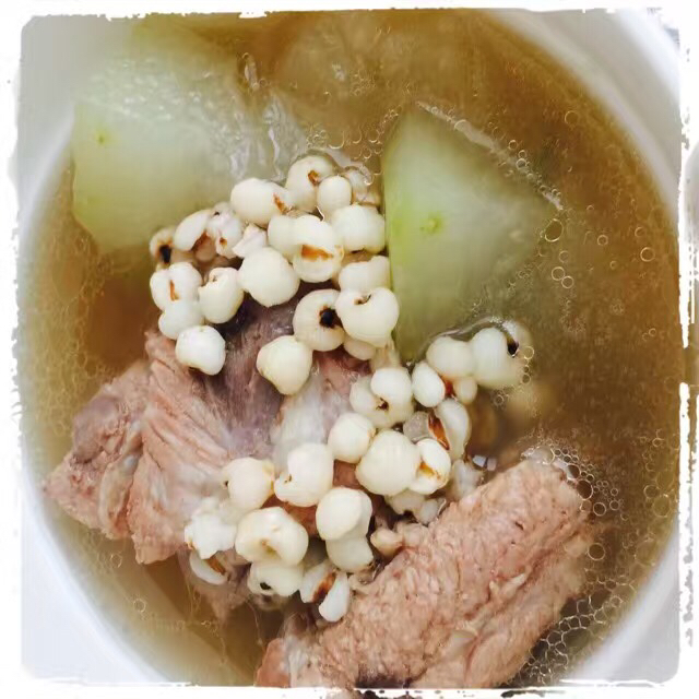 菟小菡养兔兔不容易做的冬瓜薏仁排骨汤