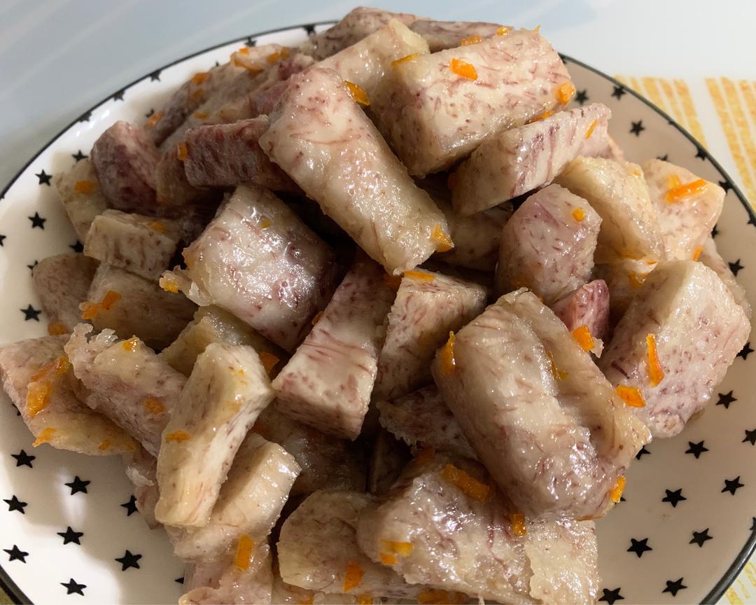 糕烧芋头的做法