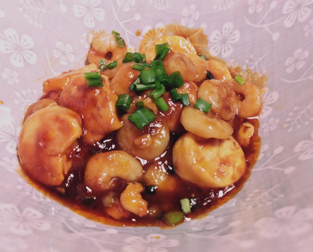 极简茄汁虾仁豆腐煲