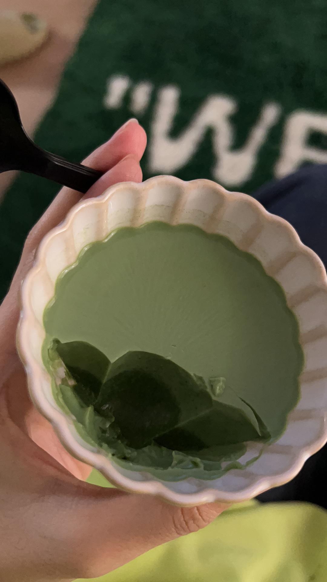 抹茶布丁！！只要三分钟！！