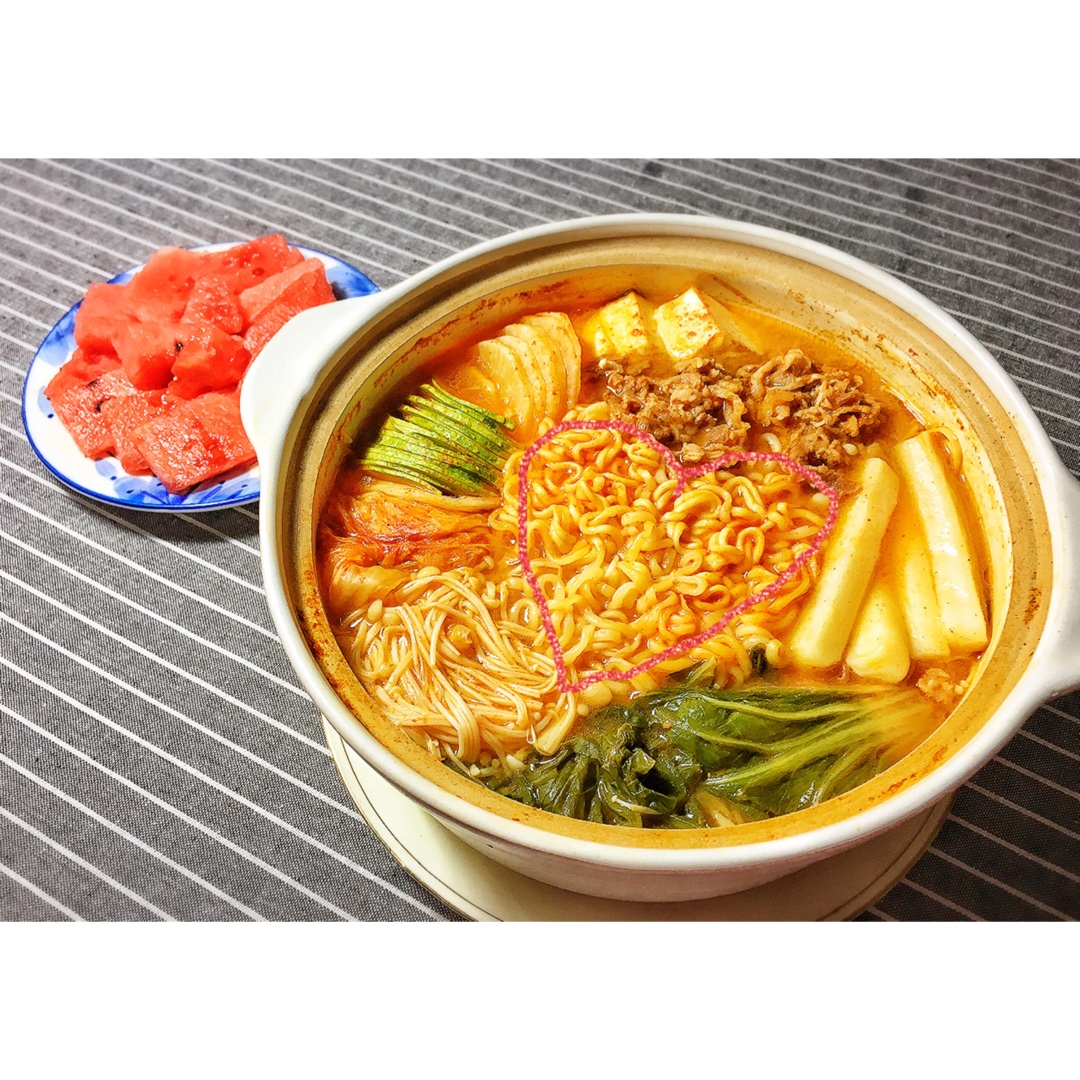 韩国部队锅拉面锅（超好吃）